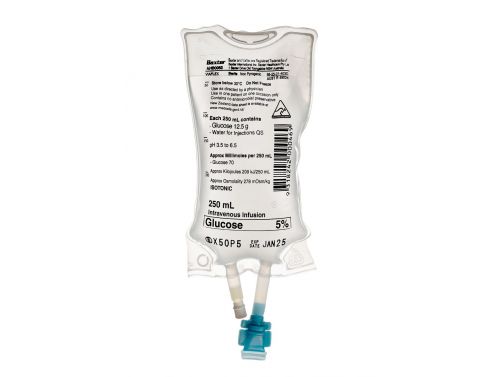 BAXTER VIAFLEX IV SOLUTIONS / 5% GLUCOSE / 250ML / EACH
