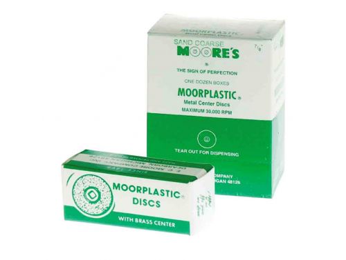 MOORE'S PLASTIC SANDING DISCS