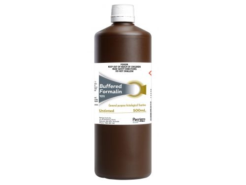 BUFFERED FORMALIN / UNTINTED / 500ml BOTTLE