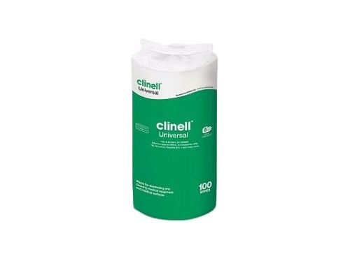 CLINELL UNIVERSAL SANITISING WIPES / REFILL / BOX OF 100