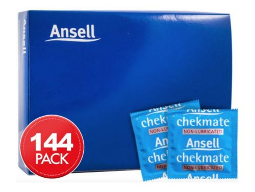 CONDOM CHECKMATE NON LUB BULK PACK / BOX OF 144