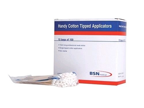 COTTON TIP APPLICATOR 15CM S/E / PACK OF 100