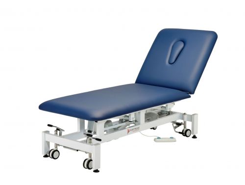 FORTRESS PARAMOUNT 2 SECTION / WHITE FRAME / NAVY UPHOLSTERY