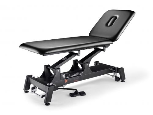 FORTRESS STABILITY PREMIUM 2 SECTION / BLACK FRAME / BLACK UPHOLSTERY / FULLY ELECTRIC