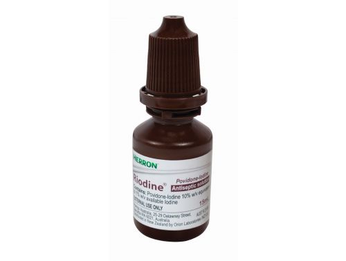 POVIDONE IODINE LIQUID SOLUTIONS / 15ml DROPPER BOTTLES