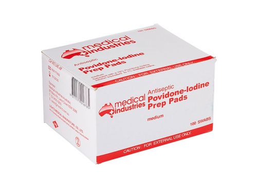 IODINE PREP PADS / BOX 100