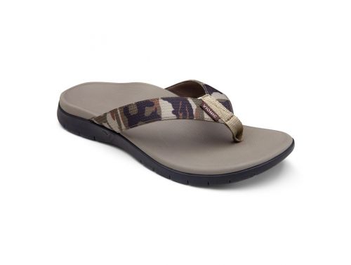 VIONIC MENS ISLANDER TOE POST SANDAL - CAMOUFLAGE