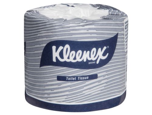 KLEENEX EXECUTIVE TOILET TISSUES / 2-PLY / BLUE WRAPPER / CARTON OF 48 / 300 SHEETS/ROLL