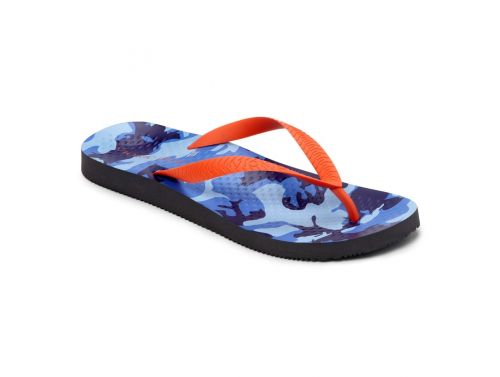 VIONIC MANLY TOE POST SANDAL - CAMOUFLAGE ORANGE