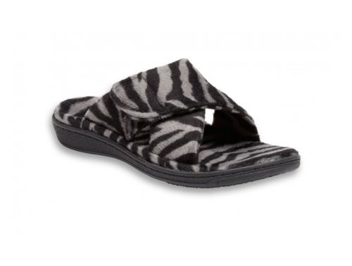 VIONIC RELAX SLIPPER - DARK ZEBRA - WOMENS