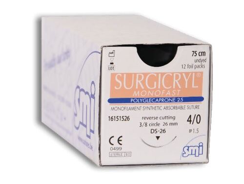 SMI SURGICRYL MONOFAST UNDYED SUTURES