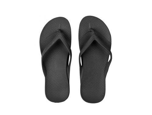 SOLIES ORIGINAL ARCH SUPPORT THONGS / BLACK