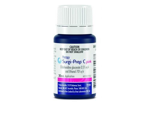 SURGI-PREP C PINK CHLORHEXIDINE 0.5% AND ETHANOL 70% 