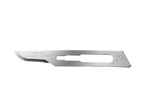 TAYLOR'S PREMIUM SCALPEL BLADE / SIZE 15 / BOX OF 100