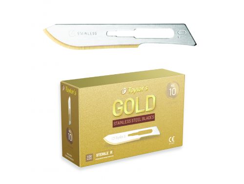 TAYLOR'S GOLD STAINLESS STEEL SCALPEL BLADE