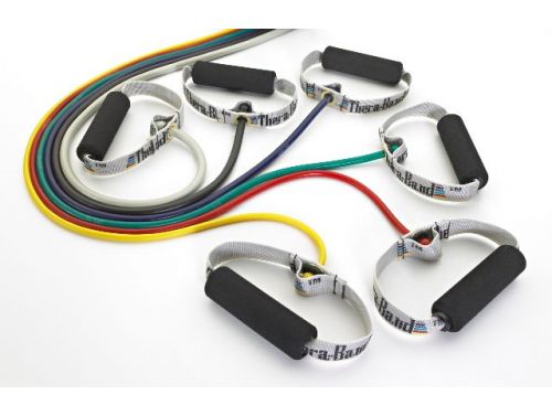 THERABAND TUBING WITH HANDLES