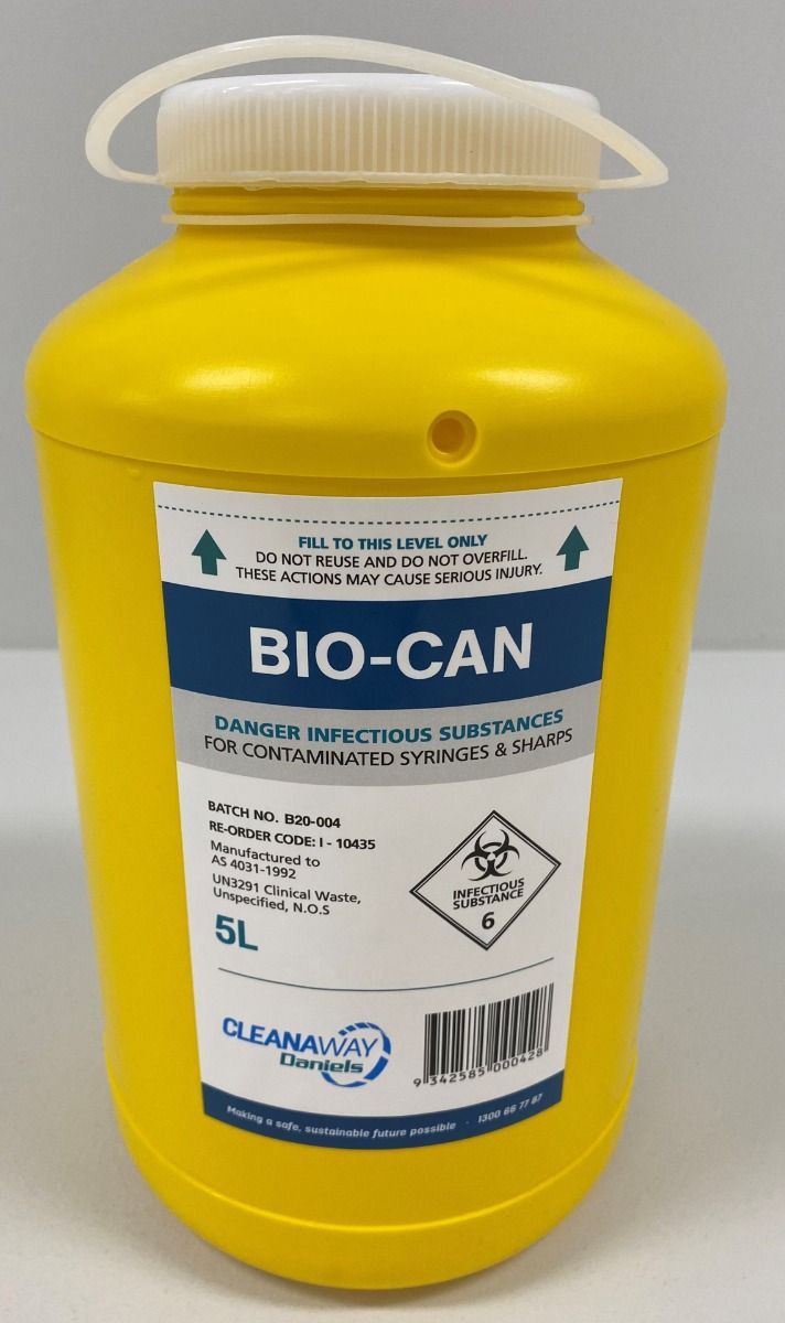 BIO-CAN SHARPS CONTAINER / 5L / EACH photo