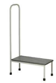 FORTRESS SINGLE STEP-UP STOOL WITH HANDRAIL photo