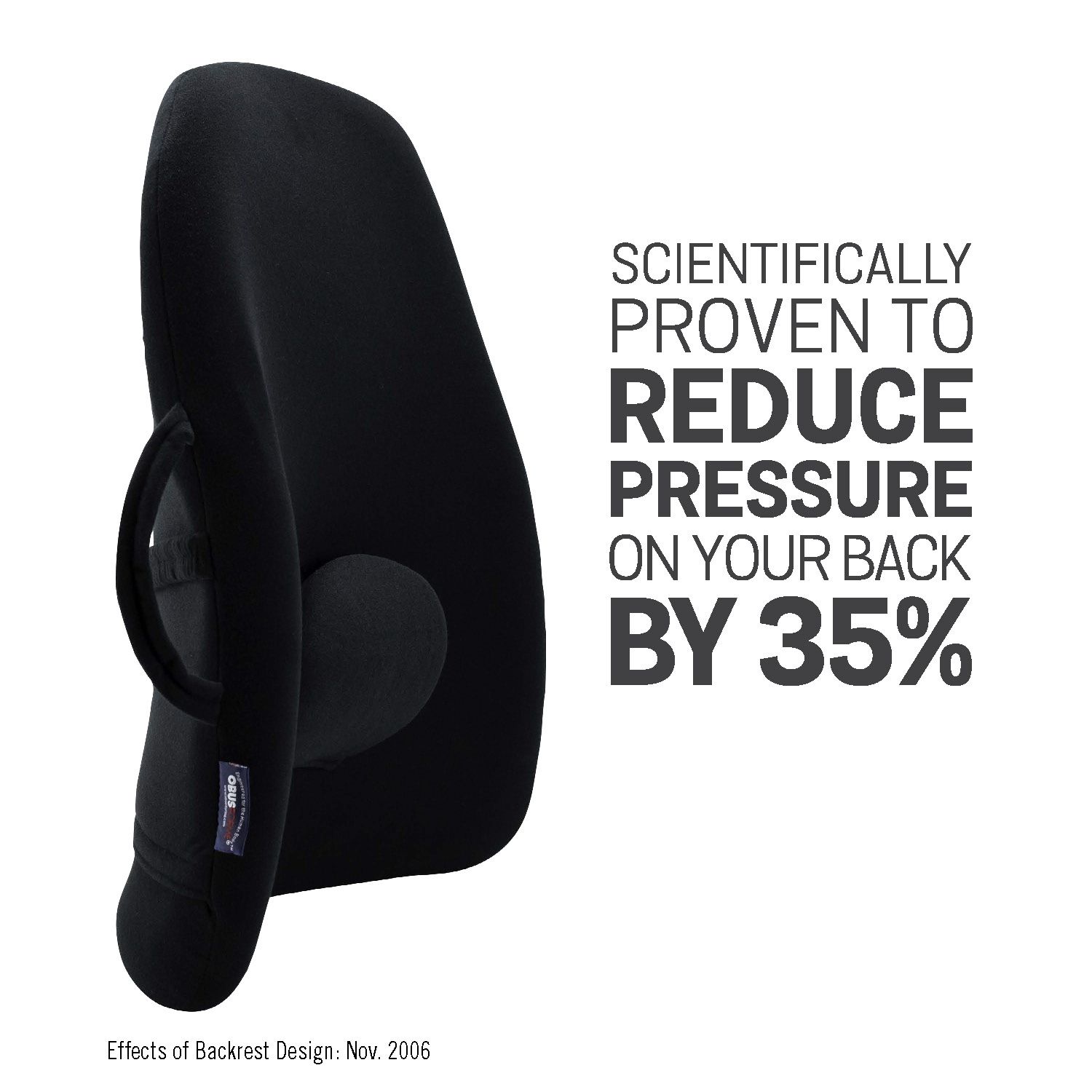 OBUSFORME WIDE BACK SUPPORT CUSHION photo