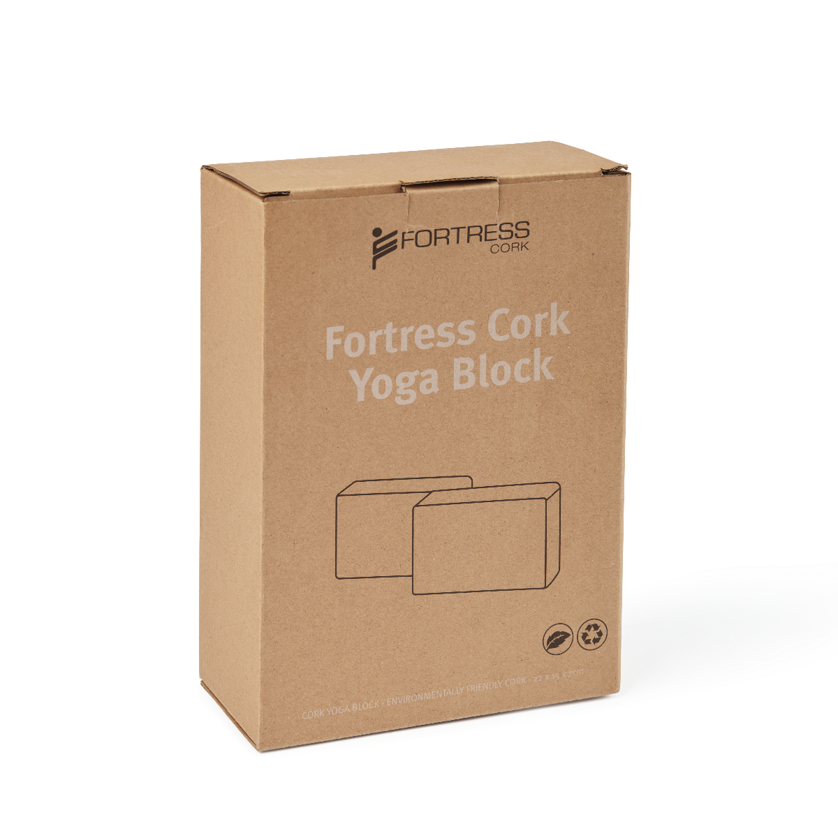 FORTRESS CORK YOGA BLOCK / BIODEGRADABLE photo