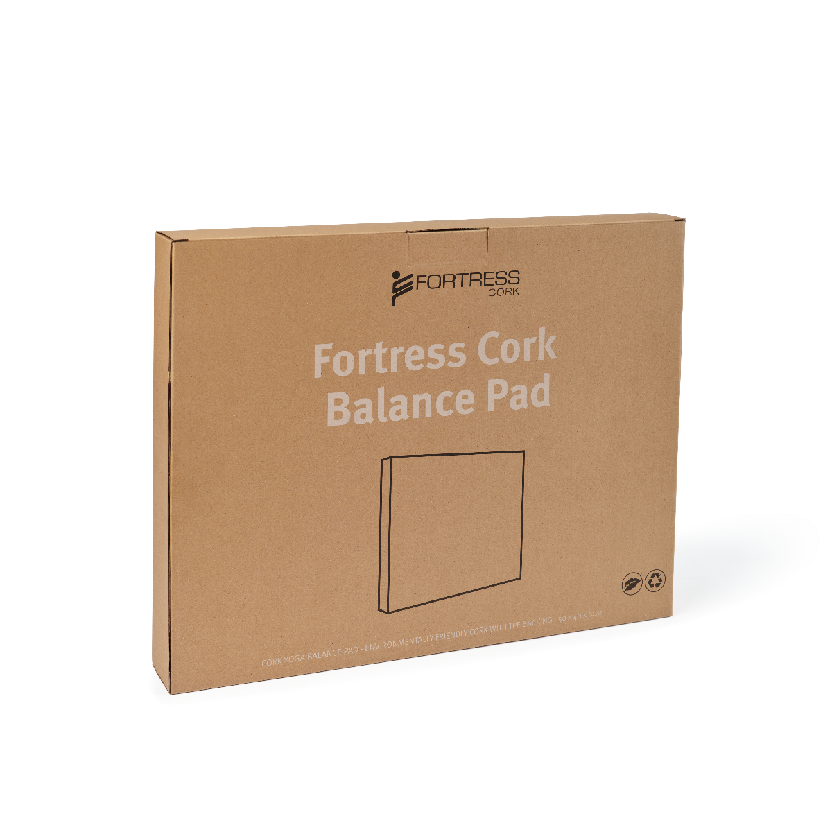 FORTRESS CORK BALANCE PAD / 51 x 41 x 6 CM / REGULAR / BIODEGRADABLE photo