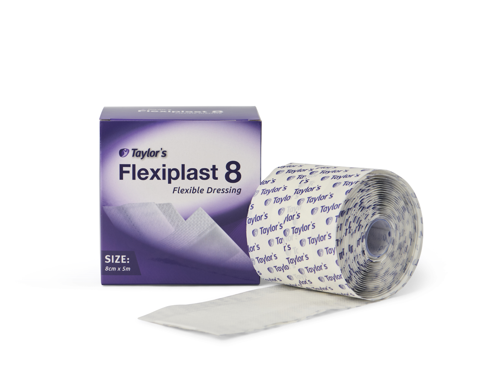 TAYLOR'S FLEXIPLAST FLEXIBLE DRESSING / 8CM x 5M photo