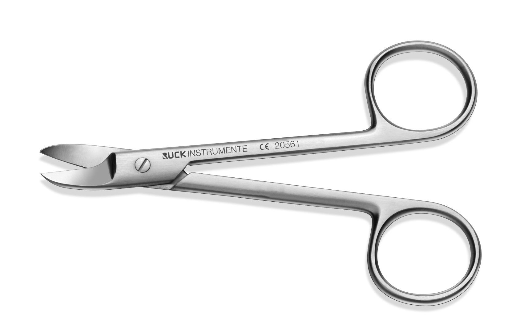 RUCK INSTRUMENTS CURVED NAIL CUTTER, STAINLESS STEEL photo