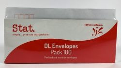 ENVELOPE DL SIZE / SECRET / PEEL/SEAL / PACK OF 100 photo