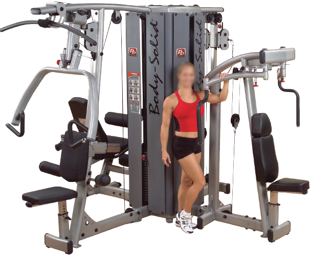 BODY SOLID PRO DUAL WORKOUT CENTRE / BASE FRAME photo