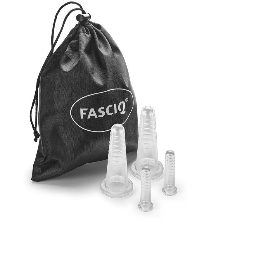 FASCIQ® FACIAL CUPPING SET (2X MINI + 2X MEDIUM) photo