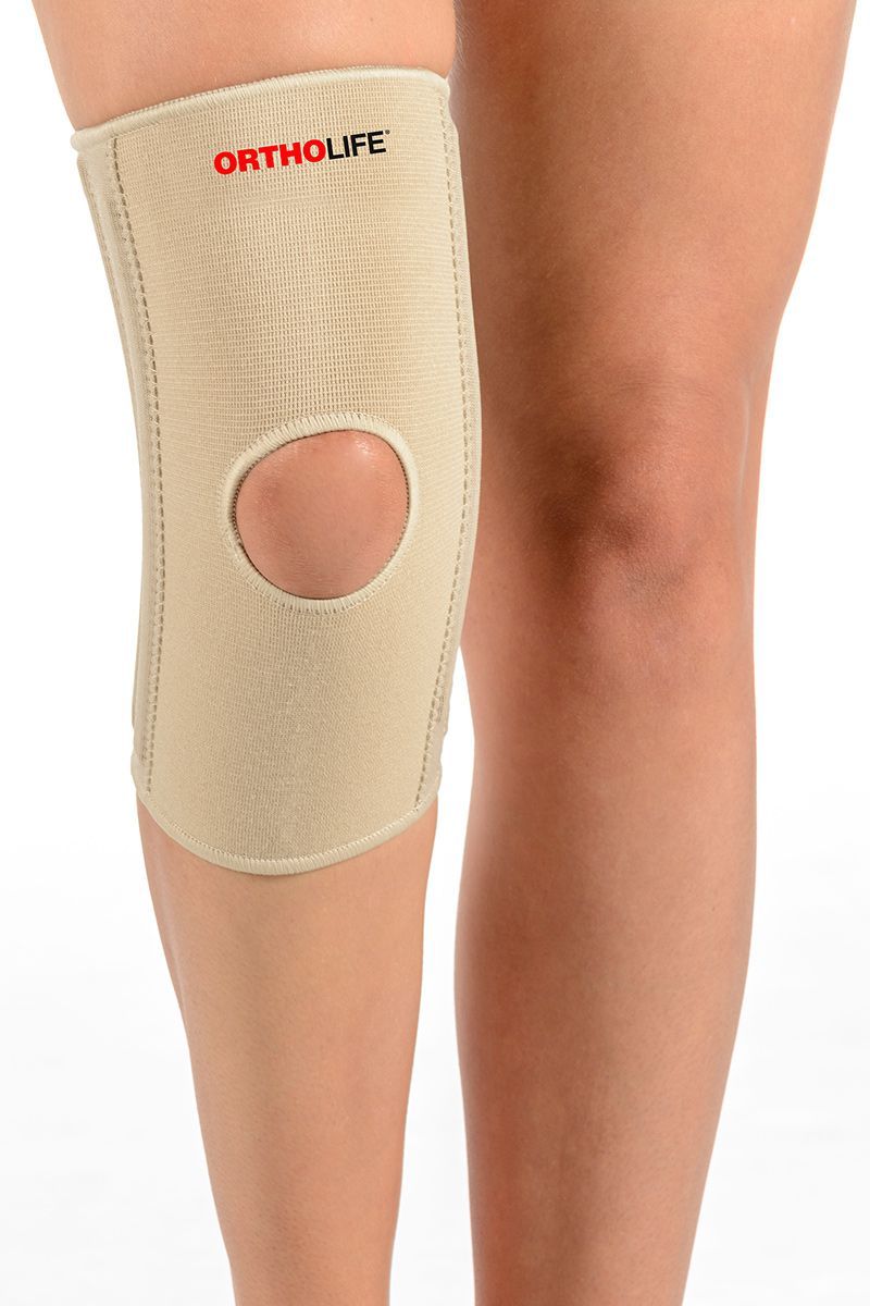 ORTHOLIFE ELASTIC KNEE BRACE WITH SPLINTS photo