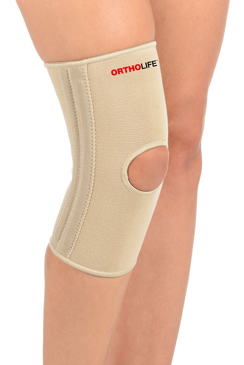 ORTHOLIFE ELASTIC KNEE BRACE WITH SPLINTS photo