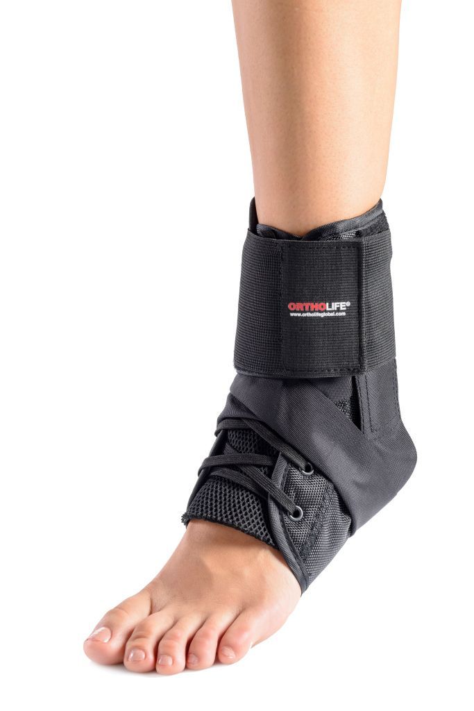 ORTHOLIFE TOTAL STABILITY ANKLE BRACE WITH STRAP photo