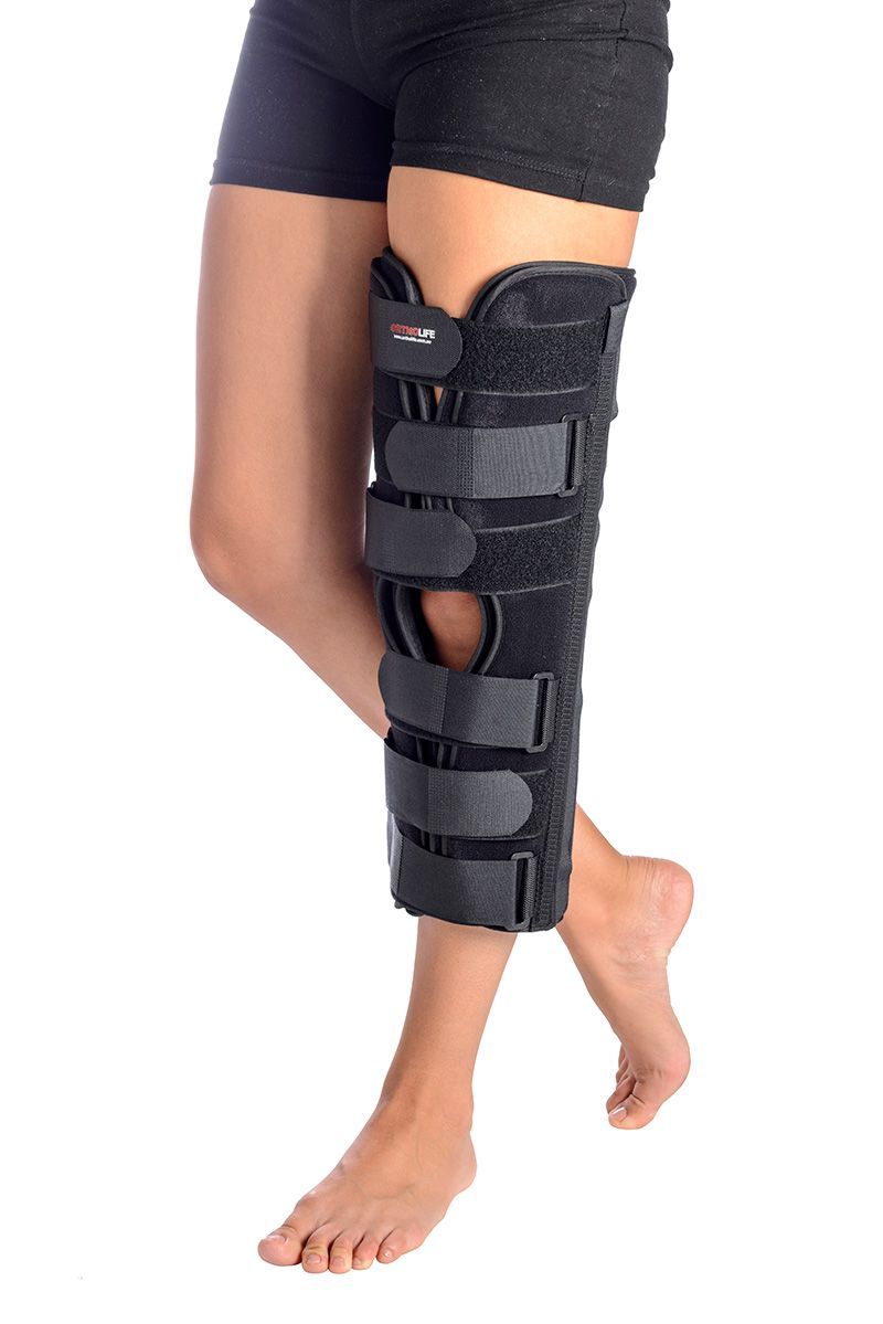 ORTHOLIFE TRI PANEL KNEE IMMOBILISER photo