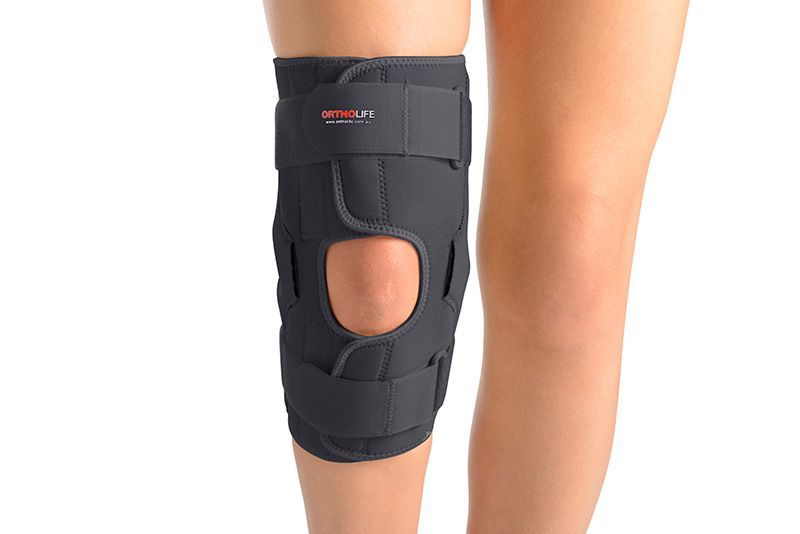 ORTHOLIFE WRAP AROUND HINGED KNEE STABILISER  photo