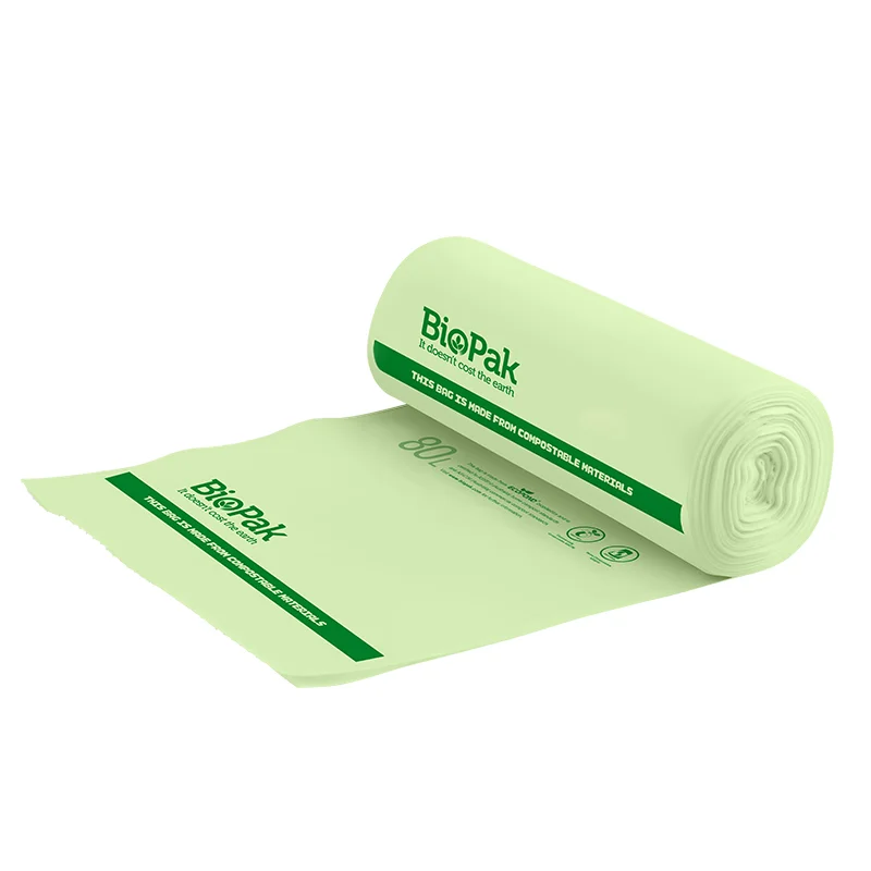 BIOPAK PLASTIC BAGS / 80L / BOX OF 240 photo