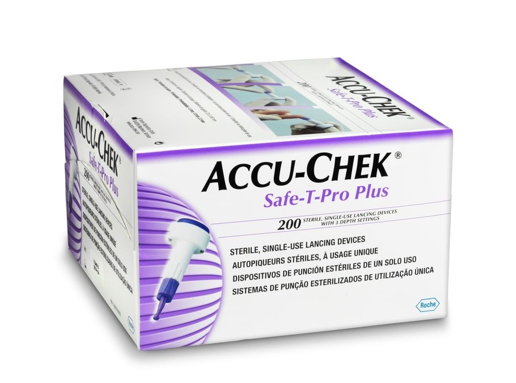 ACCU-CHEK SAFE-T-PRO PLUS LANCET /  BOX OF 200 photo
