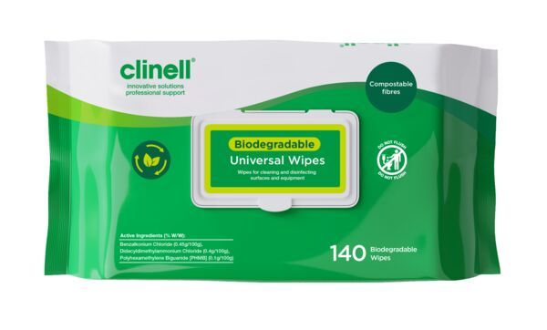 CLINELL BIODEGRADABLE UNIVERSAL WIPES photo