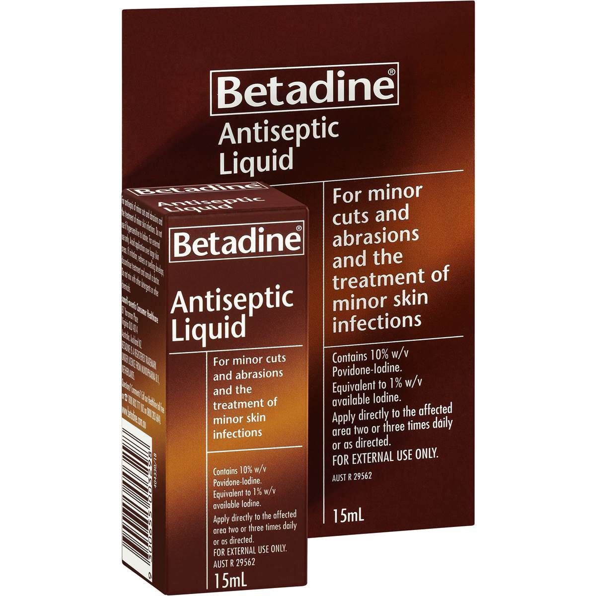 BETADINE ANTISEPTIC LIQUID / 15mL photo