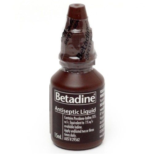 BETADINE ANTISEPTIC LIQUID / 15mL photo