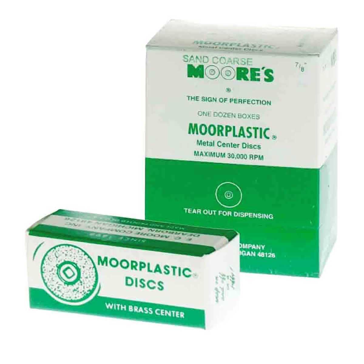 MOORE'S PLASTIC SANDING DISCS photo