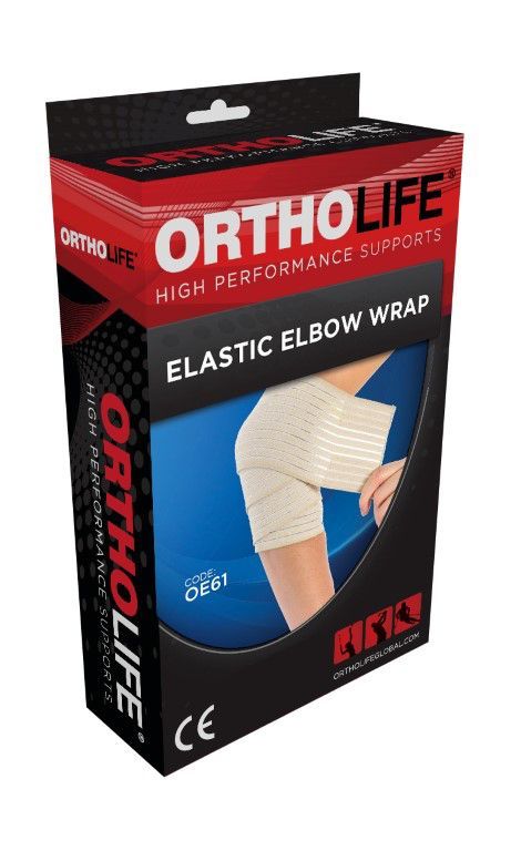 ORTHOLIFE ELASTIC ELBOW WRAP / UNIVERSAL / TAN photo