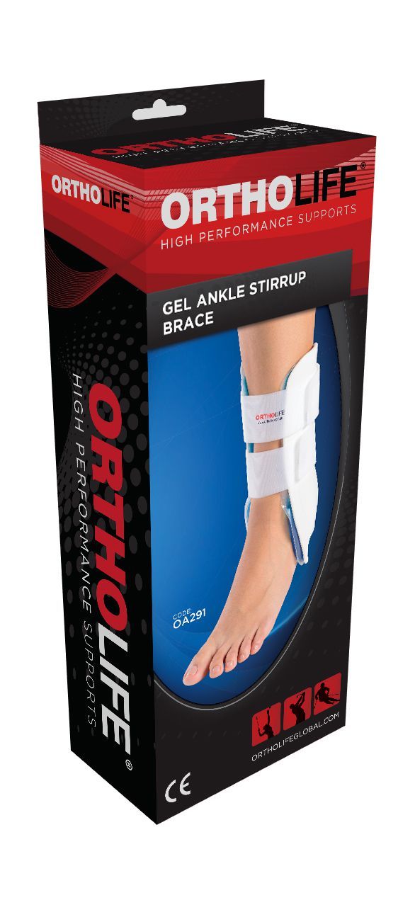 ORTHOLIFE GEL ANKLE STIRRUP BRACE photo