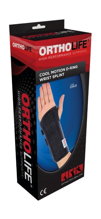 ORTHOLIFE COOLMOTION D-RING WRIST SPLINT photo