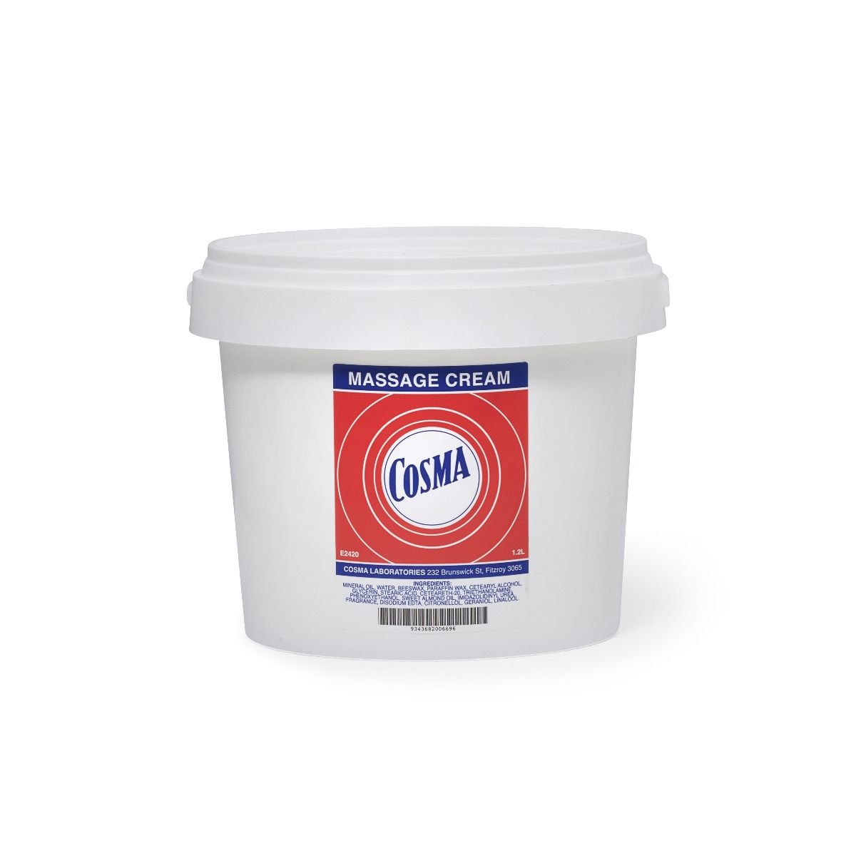 COSMA MASSAGE CREAM / 1.2 LITRES photo