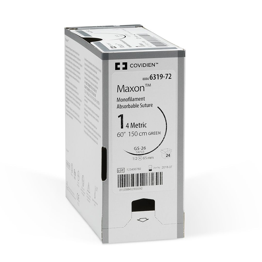 COVIDIEN MAXON POLYGYLCONATE MONOFILAMENT SYNTHETIC ABSORBABLE SUTURES  photo