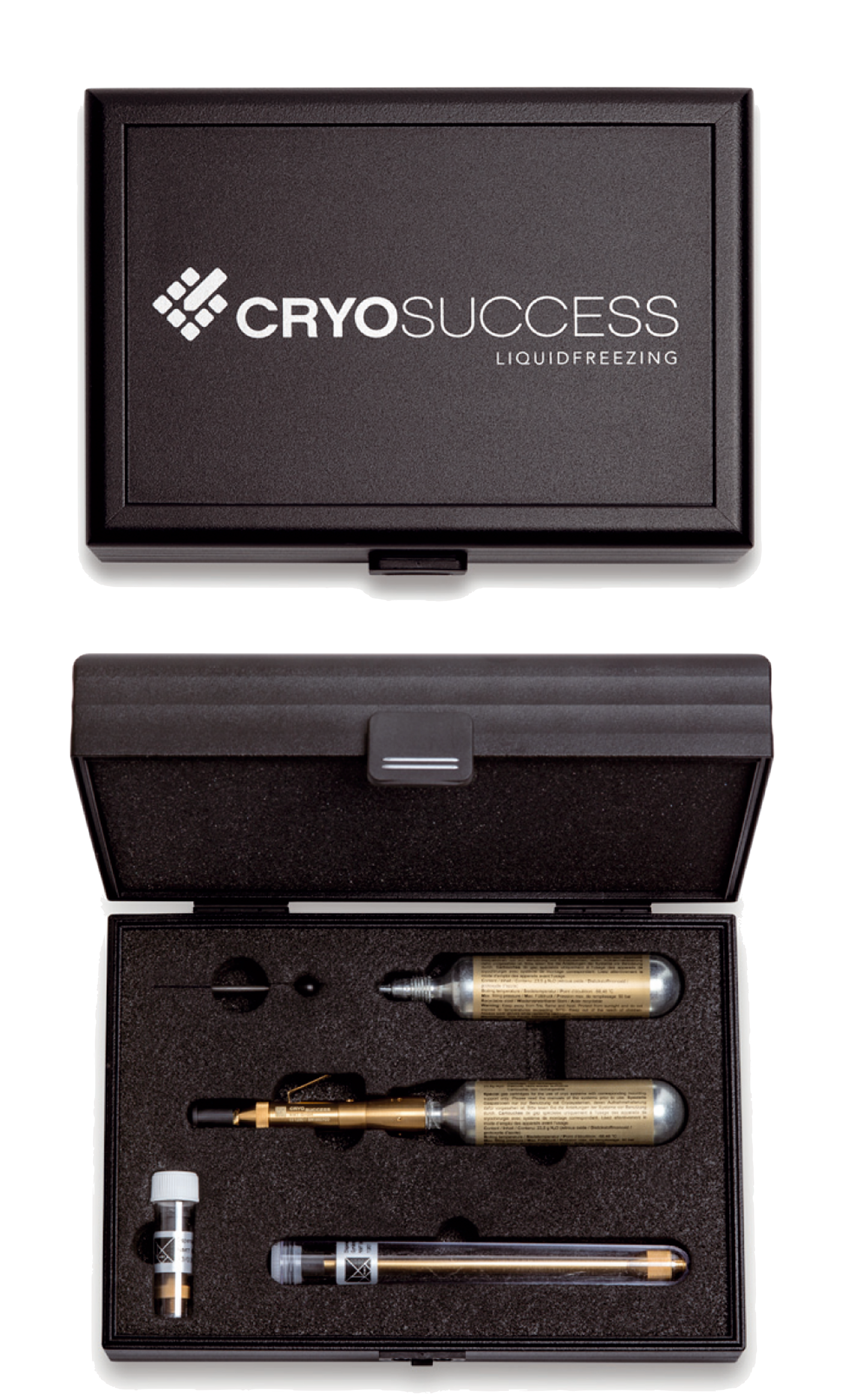 CRYOSUCCESS CRYOTHERAPY PEN WITH 1MM & 4MM TIPS / 2 x 23.5G N2O CARTRIDGES photo