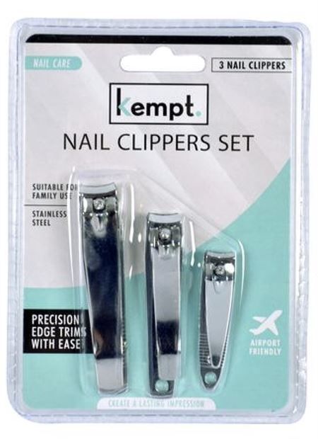 KEMPT NAIL CLIPPERS SET / PACK OF 3 photo