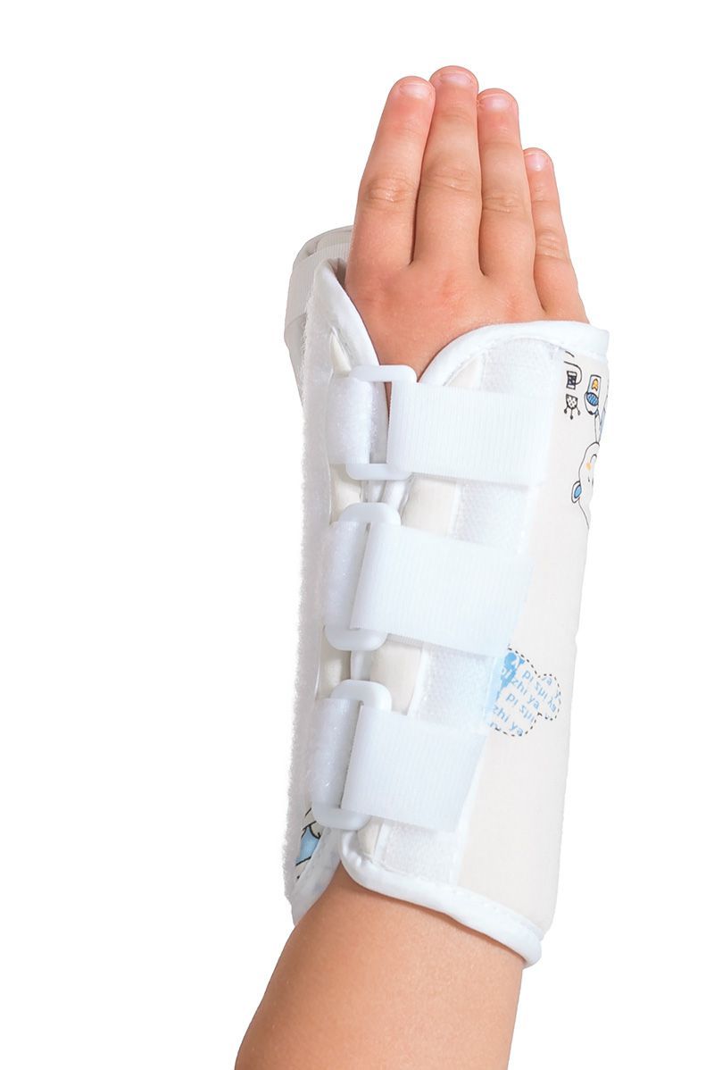 ORTHOLIFE PAEDIATRIC WRIST SPLINT WITH ABDUCTED THUMB photo