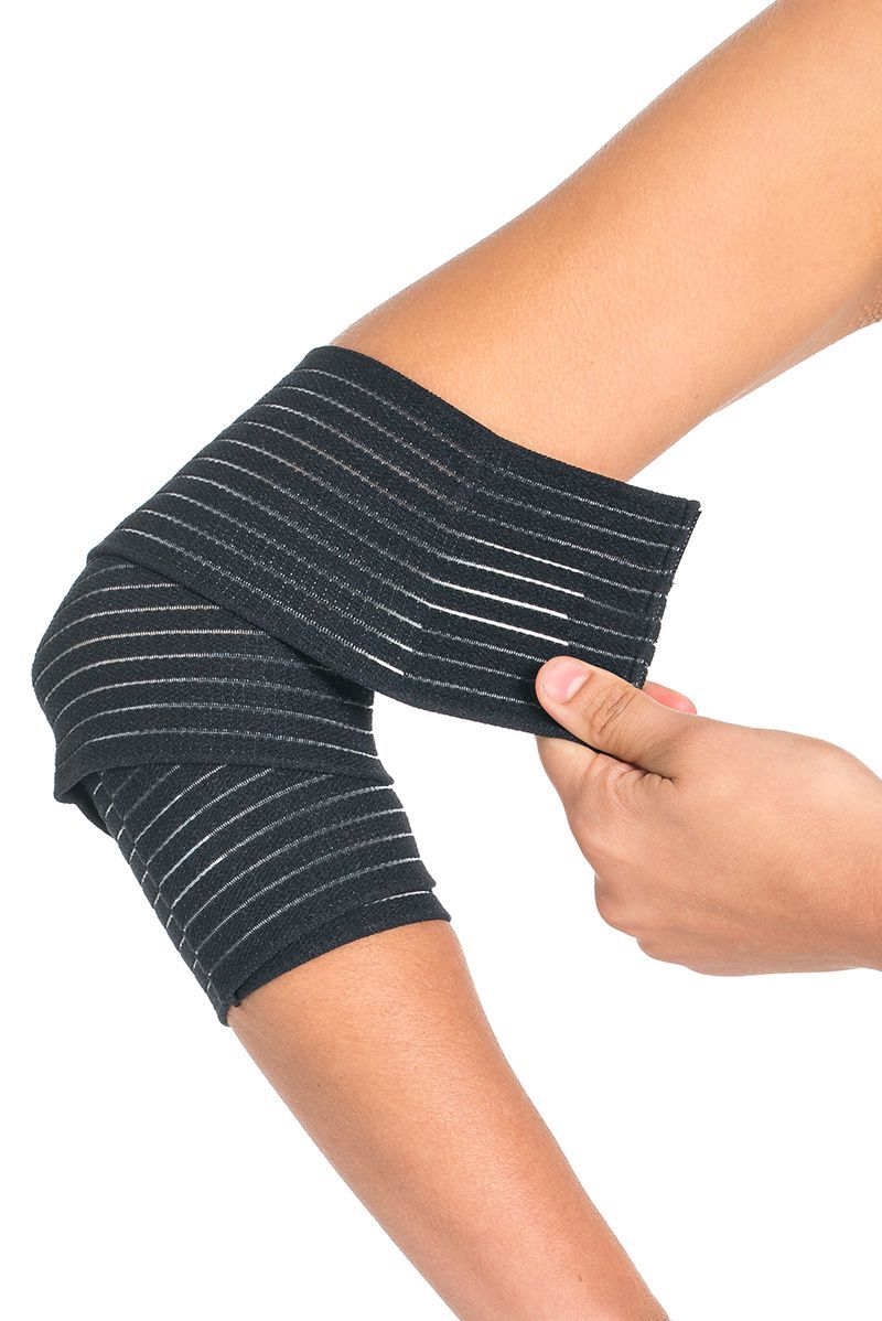 ORTHOLIFE ELASTIC ELBOW WRAP / UNIVERSAL / BLACK photo